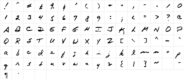 Cobb Regular  glyph index