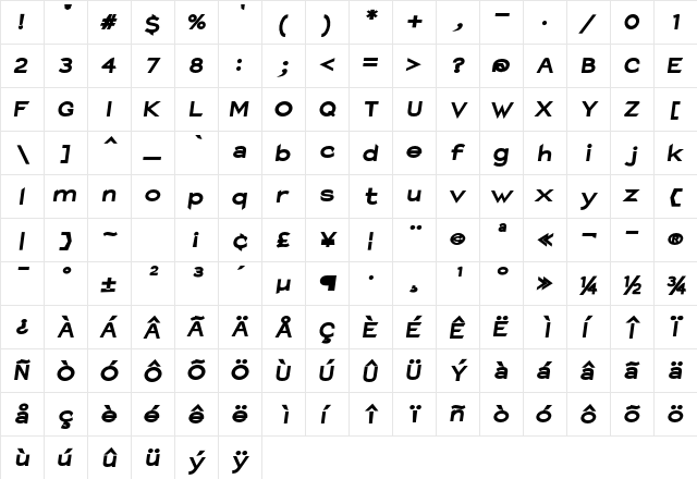 Charger HemiRT  glyph index