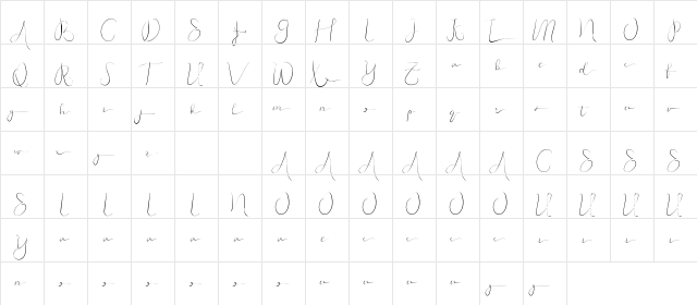 Ghaniya Holmy Demo Regular  glyph index