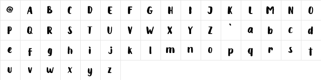 Chabitta Chabitta  glyph index