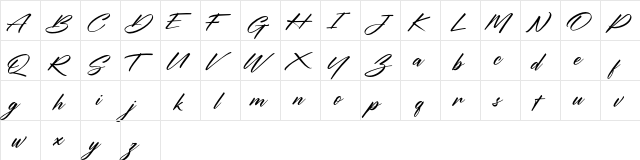 Ouvality FREE Regular  glyph index