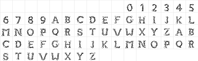 FIZZO  Med Regular  glyph index