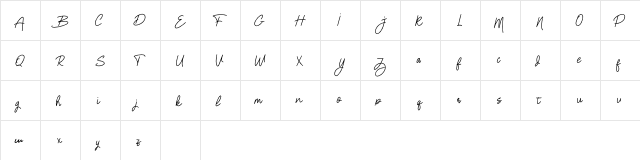 The Big Battalyon Regular  glyph index