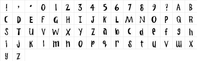 Jump Start Regular  glyph index