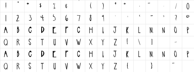 2Peas ? Regular  glyph index