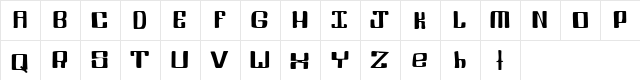 Pinoy Regular  glyph index