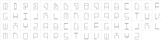 AI stapler Regular  glyph index