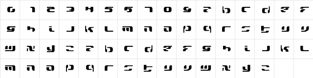 widzeniea bold Regular  glyph index