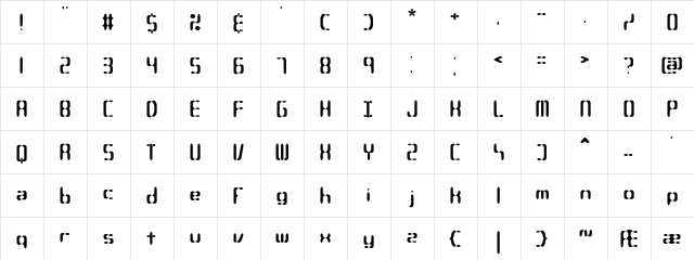 Compliant Confuse 2s (BRK) Normal  glyph index