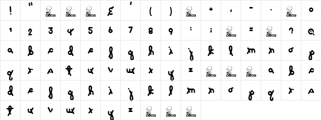 Kickstand Medium  glyph index