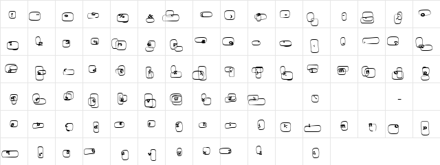 Po Beef Regular  glyph index