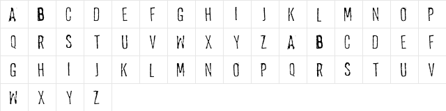 diomedez Regular  glyph index