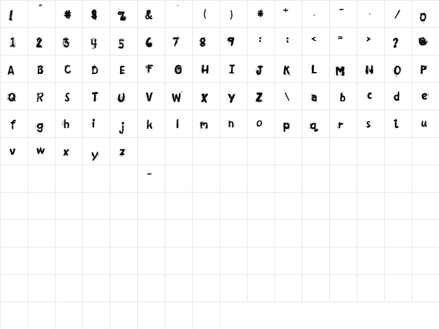 2Peas Old Blue Jeans 2Peas Old Blue Jeans  glyph index