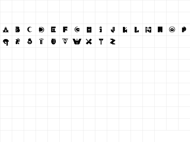 Loss Of Control 2 Bold  glyph index