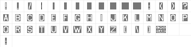 Claude Regular  glyph index