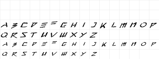 Freedom Regular  glyph index