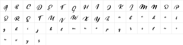 Qors FREE Regular  glyph index