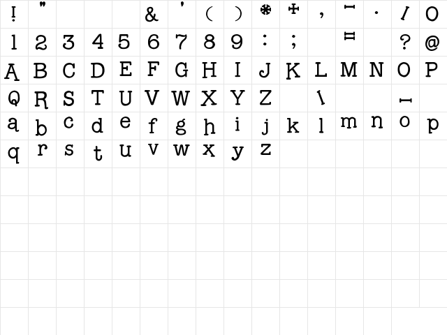 2Peas High Tide 2Peas High Tide  glyph index