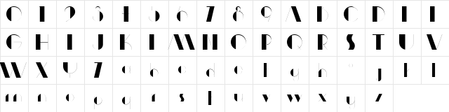 noodles - www.noodlepark.it Regular  glyph index