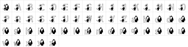 KG GANGSTER Regular  glyph index