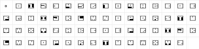 Cornelius Maurits  glyph index