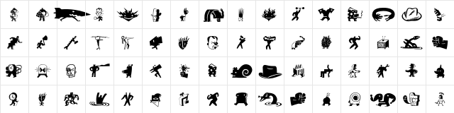 BigCheeseDark Medium  glyph index