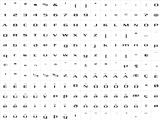 Kubra_medium Kubra_medium  glyph index