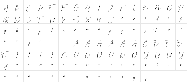 Northrow Regular  glyph index