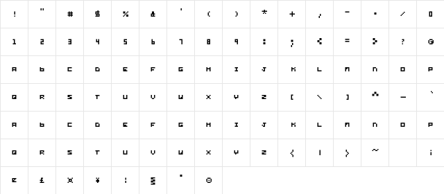 yond Medium  glyph index