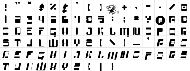 EntraTerrestrial Normal  glyph index