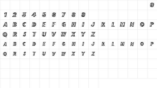 TexMexDisplaySCapsSSK Regular  glyph index