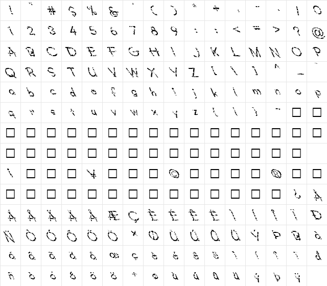 FZ JAZZY 34 HOLEY LEFTY Normal  glyph index
