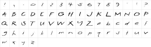 2Peas Lean On Me Regular  glyph index