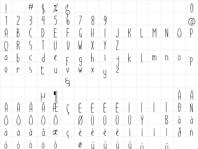 Good Egg Alternatif 1 Regular  glyph index