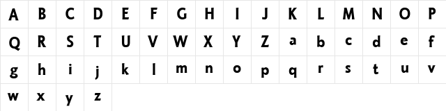 OctoneBETA Regular  glyph index