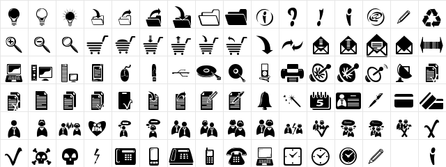 GADing3 Regular  glyph index