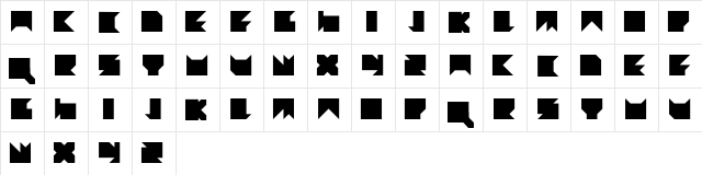 dmf studio klinik fullfill Regular  glyph index