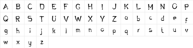 Chalky Bronson Chalky Bronson  glyph index