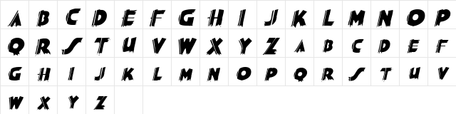 KokamaSCapsSSK Italic  glyph index