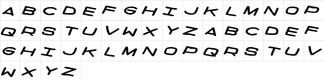 PrivateInvestigations Regular  glyph index