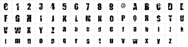 5+MENTARIOS Regular  glyph index