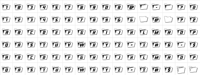 Eyes Only Outline Wavy 3 Outline  glyph index