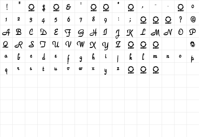 Satori Regular  glyph index