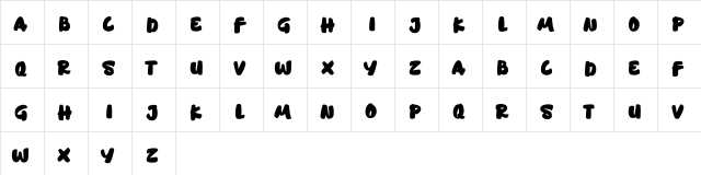 Heycold DEMO Regular  glyph index
