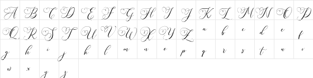 Sugarberry FREE Regular  glyph index