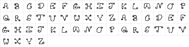 New Regular  glyph index