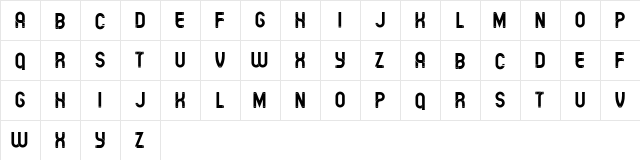 Rings Regular  glyph index