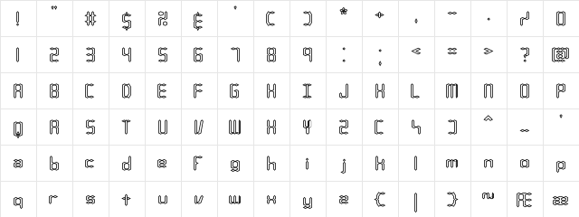 Compliant Confuse 1o BRK Normal  glyph index