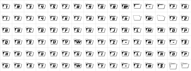 Eyes Only Outline Outline  glyph index