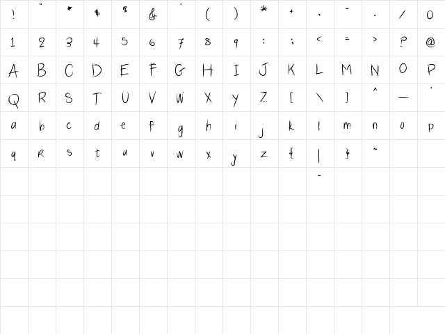 2Peas Batch 31 Regular  glyph index